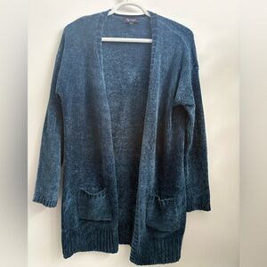 Lily Morgan Navy Blue Long Cardigan | Size S/P